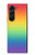 S3698 LGBT Gradient Pride Flag Case For Samsung Galaxy Z Fold 5