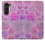 S3710 Pink Love Heart Case For Samsung Galaxy Z Fold 5