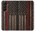 S3804 Fire Fighter Metal Red Line Flag Graphic Case For Samsung Galaxy Z Fold 5