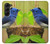 S3839 Bluebird of Happiness Blue Bird Case For Samsung Galaxy Z Fold 5