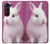 S3870 Cute Baby Bunny Case For Samsung Galaxy Z Fold 5
