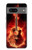 S0415 Fire Guitar Burn Case For Google Pixel 7a