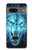 S0752 Blue Fire Grim Wolf Case For Google Pixel 7a