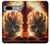 S0863 Hell Fire Skull Case For Google Pixel 7a