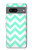S1723 Mint Chevron Zigzag Case For Google Pixel 7a
