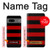 S2638 Black and Red Striped Case For Google Pixel 7a