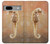 S2674 Seahorse Skeleton Fossil Case For Google Pixel 7a
