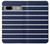 S2767 Navy White Striped Case For Google Pixel 7a