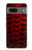 S2879 Red Arowana Fish Scale Case For Google Pixel 7a