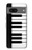 S3078 Black and White Piano Keyboard Case For Google Pixel 7a