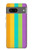 S3678 Colorful Rainbow Vertical Case For Google Pixel 7a