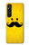 S1145 Yellow Mustache Sun Case For Sony Xperia 1 V