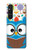 S2521 Cute Nerd Owl Cartoon Case For Sony Xperia 1 V