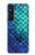 S3047 Green Mermaid Fish Scale Case For Sony Xperia 1 V