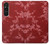 S3817 Red Floral Cherry blossom Pattern Case For Sony Xperia 1 V