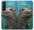 S3871 Cute Baby Hippo Hippopotamus Case For Sony Xperia 1 V