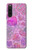 S3710 Pink Love Heart Case For Sony Xperia 10 V