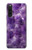 S3713 Purple Quartz Amethyst Graphic Printed Case For Sony Xperia 10 V