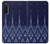 S3950 Textile Thai Blue Pattern Case For Sony Xperia 10 V