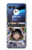 S3915 Raccoon Girl Baby Sloth Astronaut Suit Case For Motorola Razr 40 Ultra