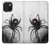 S2386 Black Widow Spider Case For iPhone 15