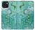 S2653 Dragon Green Turquoise Stone Graphic Case For iPhone 15