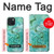 S2653 Dragon Green Turquoise Stone Graphic Case For iPhone 15