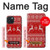 S2835 Christmas Reindeer Knitted Pattern Case For iPhone 15
