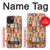S2854 Cute Xmas Pattern Case For iPhone 15