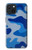 S2958 Army Blue Camo Camouflage Case For iPhone 15