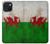 S2976 Wales Football Soccer Flag Case For iPhone 15