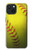 S3031 Yellow Softball Ball Case For iPhone 15