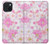 S3036 Pink Sweet Flower Flora Case For iPhone 15