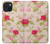 S3037 Pretty Rose Cottage Flora Case For iPhone 15