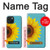 S3039 Vintage Sunflower Blue Case For iPhone 15