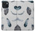 S3085 Feather Paint Pattern Case For iPhone 15