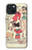 S3820 Vintage Cowgirl Fashion Paper Doll Case For iPhone 15