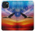 S3841 Bald Eagle Flying Colorful Sky Case For iPhone 15 S3841 Bald Eagle Flying Colorful Sky Case For iPhone 15