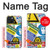 S3960 Safety Signs Sticker Collage Case For iPhone 15