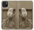 S1386 Paper Sculpture Owl Case For iPhone 15 Plus