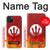 S2803 Fire Red Devil Spear Symbol Case For iPhone 15 Plus