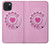 S2847 Pink Retro Rotary Phone Case For iPhone 15 Plus