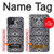 S2855 White Rattle Snake Skin Graphic Printed Case For iPhone 15 Plus
