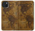 S2861 Antique World Map Case For iPhone 15 Plus