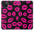 S2933 Pink Lips Kisses on Black Case For iPhone 15 Plus