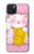 S3025 Pink Maneki Neko Lucky Cat Case For iPhone 15 Plus