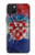 S3313 Croatia Flag Vintage Football Graphic Case For iPhone 15 Plus