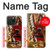 S0817 Red Indian Case For iPhone 15 Pro