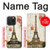 S2108 Eiffel Tower Paris Postcard Case For iPhone 15 Pro