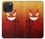 S2454 Red Cute Little Devil Cartoon Case For iPhone 15 Pro